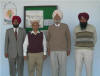 School officials with Dr. Bhargava